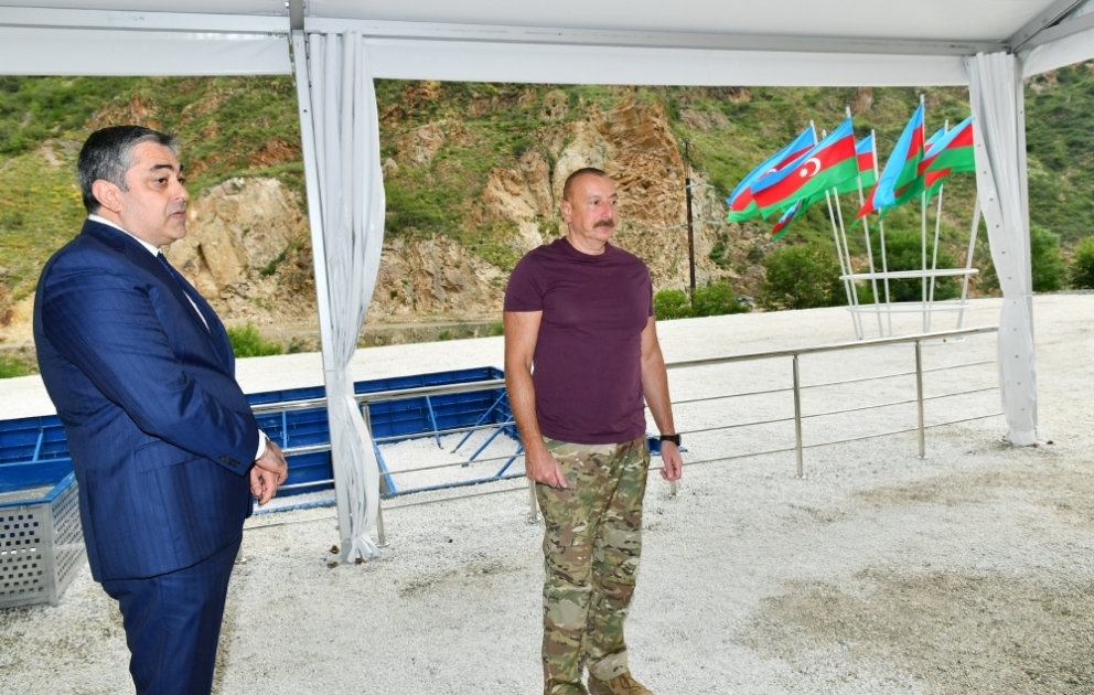 Foundation stone was laid for “Istisu” mineral water plant in Kalbajar VIDEO