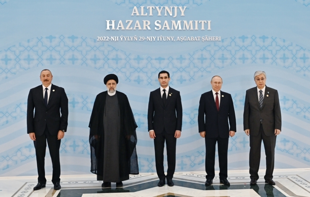 Aşqabadda Xəzəryanı Dövlətlərin Dövlət Başçılarının VI Zirvə Toplantısı keçirilib  Azərbaycan Prezidenti İlham Əliyev Zirvə Toplantısında iştirak edib  YENİLƏNİB- 2 VİDEO