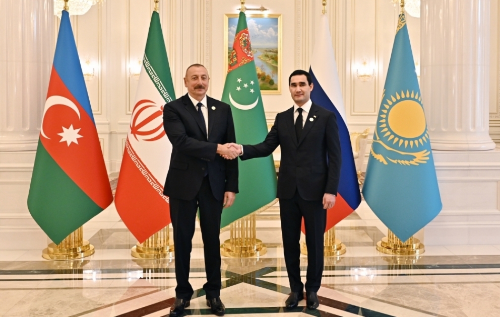 President Ilham Aliyev met with President of Turkmenistan Serdar Berdimuhamedov in Ashgabat VIDEO