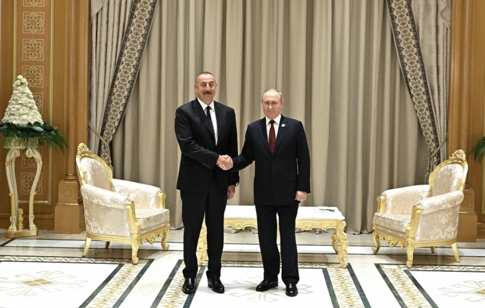 Les présidents azerbaïdjanais et russe s’entretiennent à Achgabat VIDEO