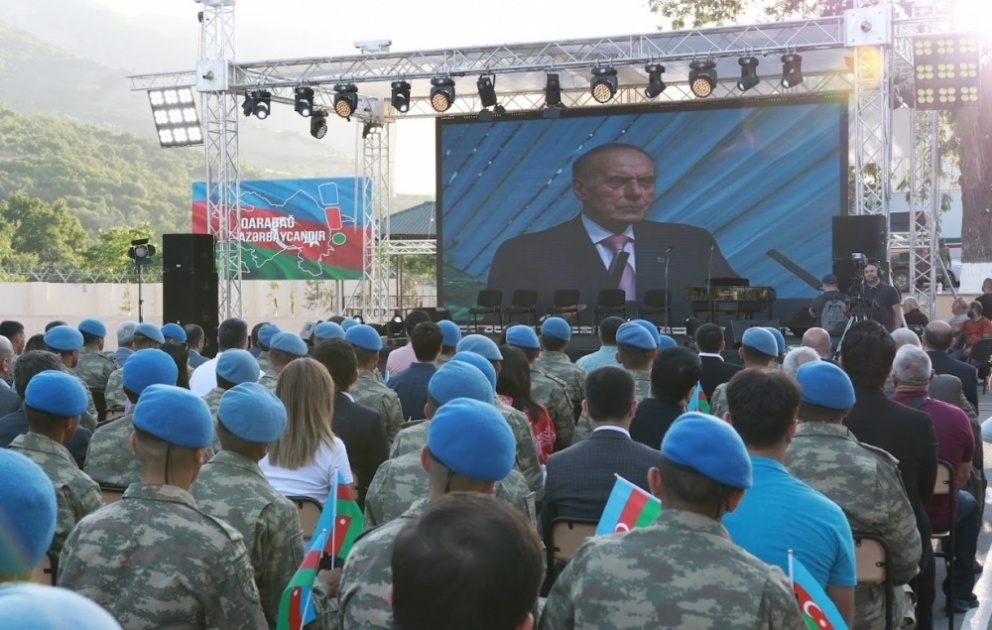 Dövlət Komitəsinin əməkdaşları Qarabağdakı “N” saylı hərbi hissədə olublar VİDEO