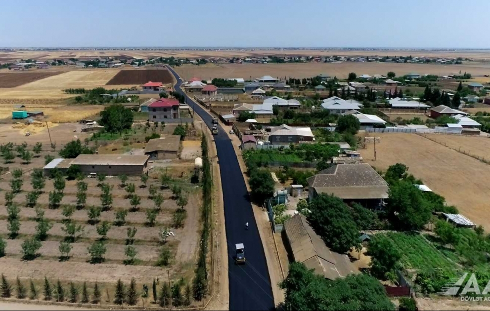 Cəlilabadda 14 yaşayış məntəqəsini birləşdirən yollar yenidən qurulur VİDEO