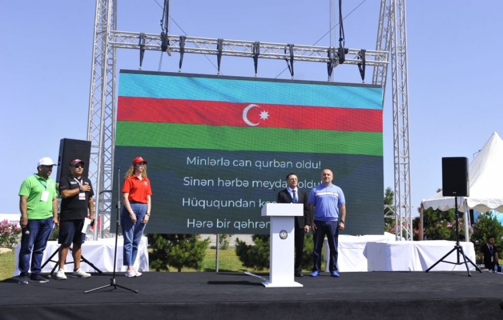 "Əziz Şuşa" beynəlxalq veloyürüşünün açılış mərasimi keçirilib VİDEO