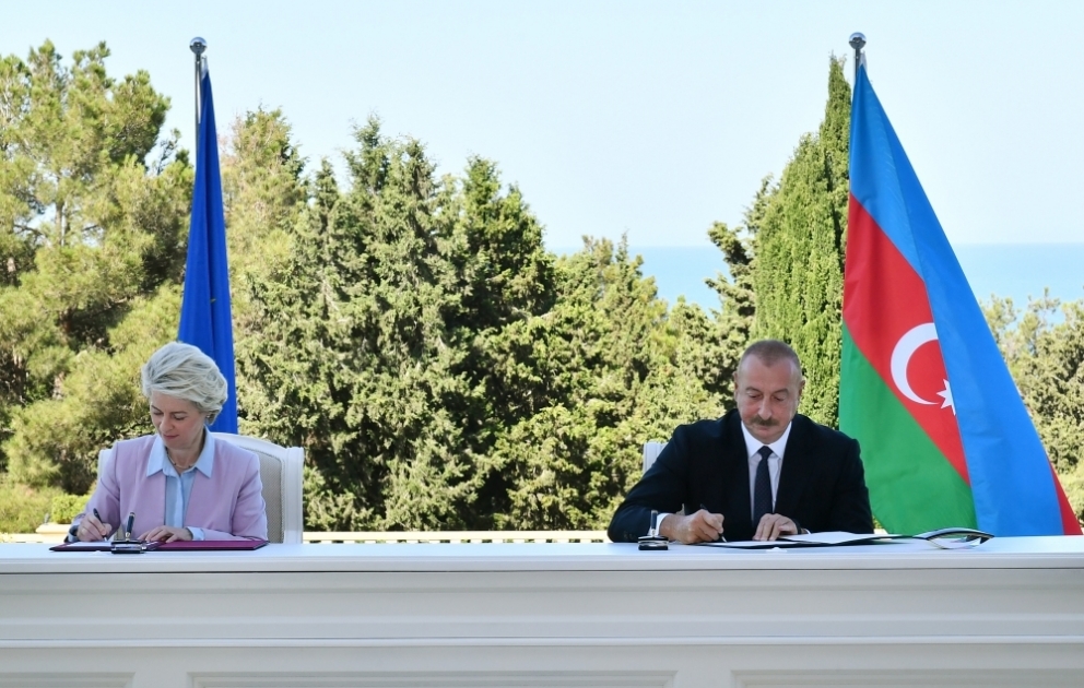 L’Azerbaïdjan et l’UE signent un mémorandum d’entente sur le partenariat stratégique en matière d’énergie VIDEO