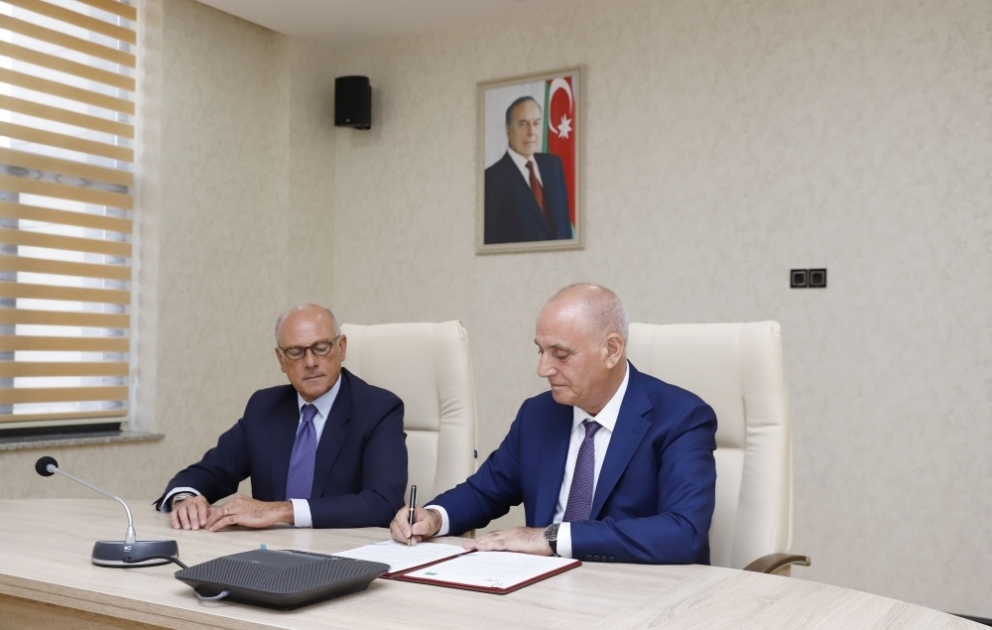 AZERTAC, Italian ANSA news agency sign new partnership agreement VIDEO
