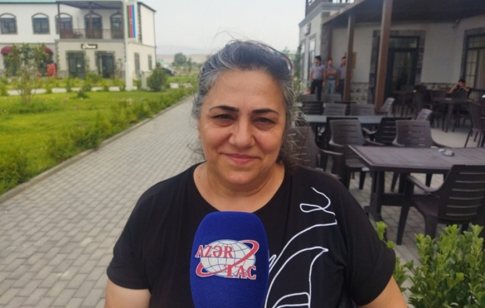 Minə Mirzəyeva: İnana bilməzdim ki, kəndimiz belə tezliklə bərpa olunar VİDEO