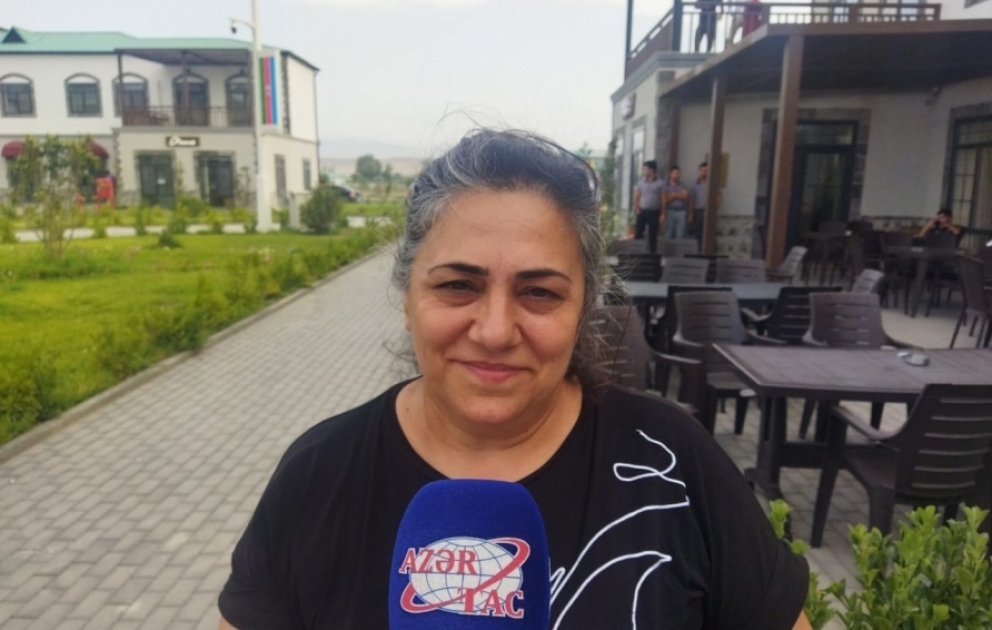Мина Мирзоева: Не могу поверить, что наше село восстановлено в столь кратчайшие сроки ВИДЕО