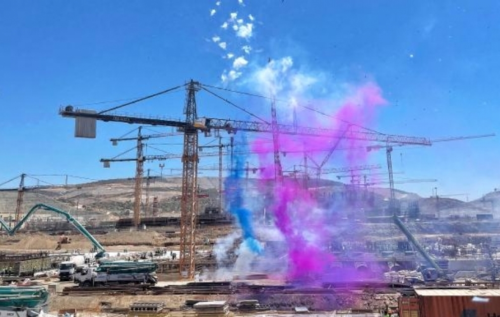 Türkiyənin “Akkuyu” Atom Elektrik Stansiyasında dördüncü reaktorun təməli qoyulub VİDEO