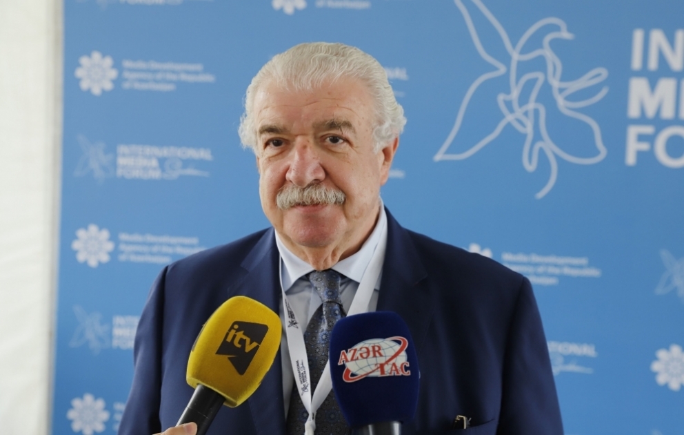 Mixail Qusman: Beynəlxalq Media Forumun Azərbaycanın mədəniyyət paytaxtı Şuşada keçirilməsi mühüm hadisədir VİDEO