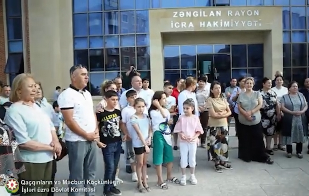Ağalıya üçüncü köç karvanı yola salınıb VİDEO