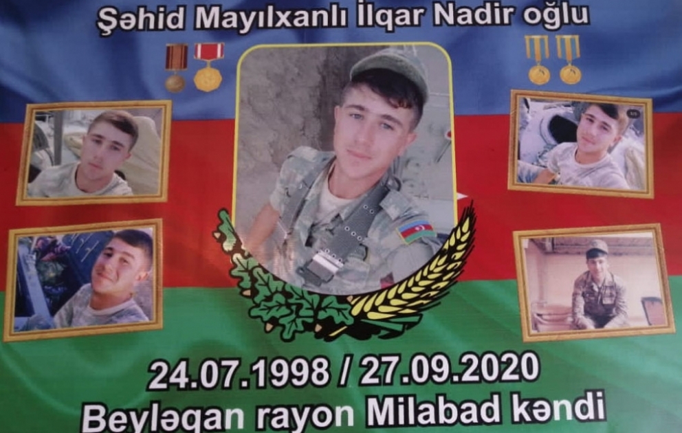 Vətən müharibəsi şəhidi İlqar Mayılxanlının xatirəsi anılıb VİDEO