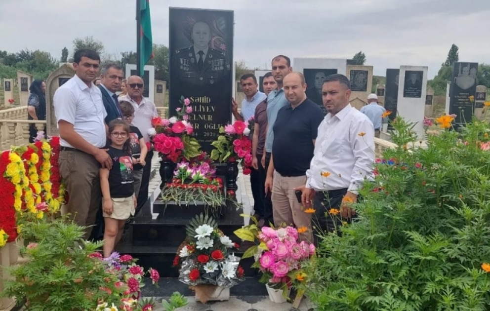 Şəhid mayor Elnur Quliyevin xatirəsi anılıb VİDEO