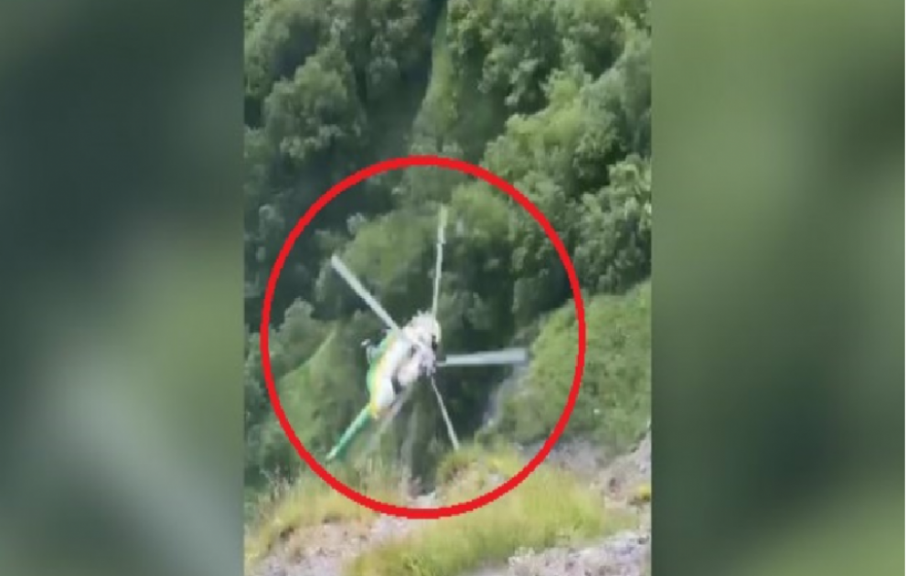 Gürcüstanda baş vermiş helikopter qəzası nəticəsində səkkiz nəfər həlak olub VİDEO