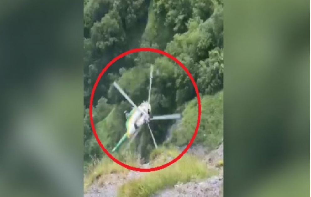 В результате падения вертолета в Грузии погибли восемь человек ВИДЕО