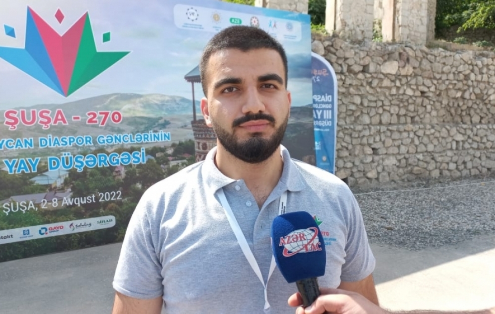 İlkin Namazlı: Diaspor Gənclərinin Yay Düşərgəsi gənclərimizin məlumatlandırılması baxımından vacib əhəmiyyət kəsb edir VİDEO