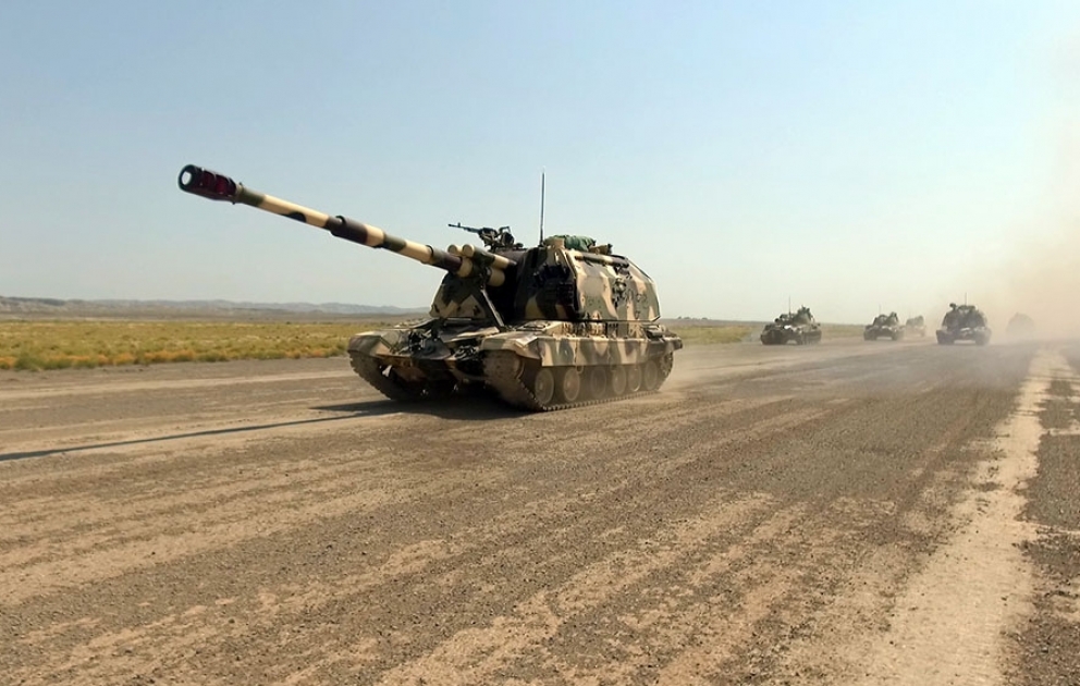 Rocket and artillery units of Azerbaijani army hold classes of a new training period VIDEO