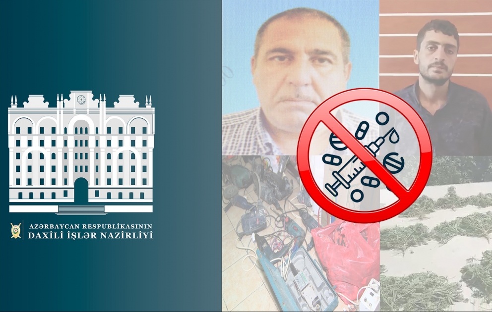 Mehdiabadda oğurluq, Digah qəsəbəsində isə evinin həyətində narkotik tərkibli çətənə kolları əkən şəxslər saxlanılıblar VİDEO