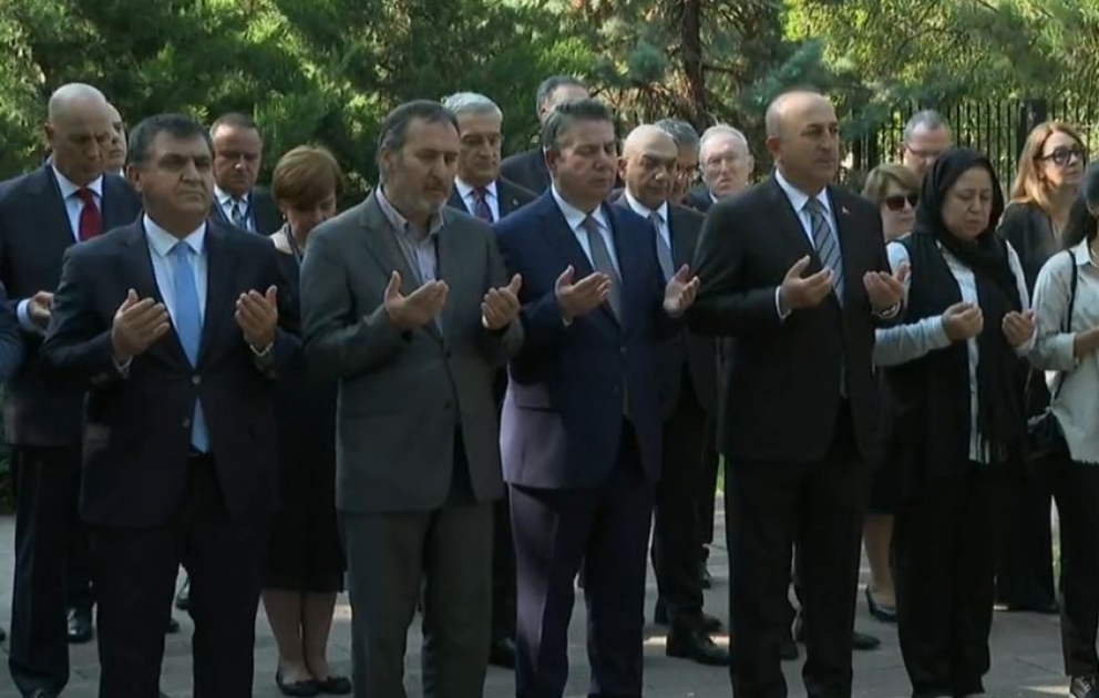 Ankarada şəhid türk diplomatların xatirəsi ehtiramla yad edilib VİDEO