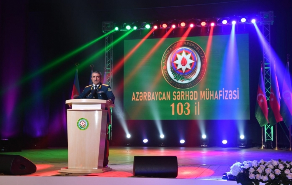 Состоялась торжественная церемония по случаю 103-й годовщины Пограничной охраны Азербайджана ВИДЕО