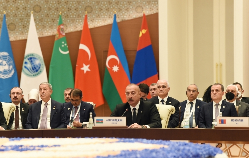Shanghai Cooperation Organization member states Summit was held in Samarkand  President Ilham Aliyev made a speech at the Summit VIDEO