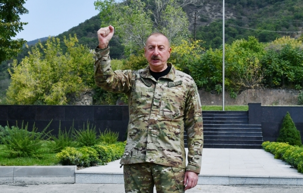 Prezident İlham Əliyev: Bizi güclü edən xalqın iradəsi, xalqın birliyi və dəstəyidir VİDEO
