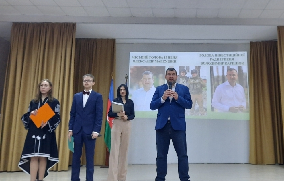 İrpendə akademik Zərifə Əliyeva adına 12 nömrəli orta məktəbdə dostluq tədbiri təşkil edilib VİDEO