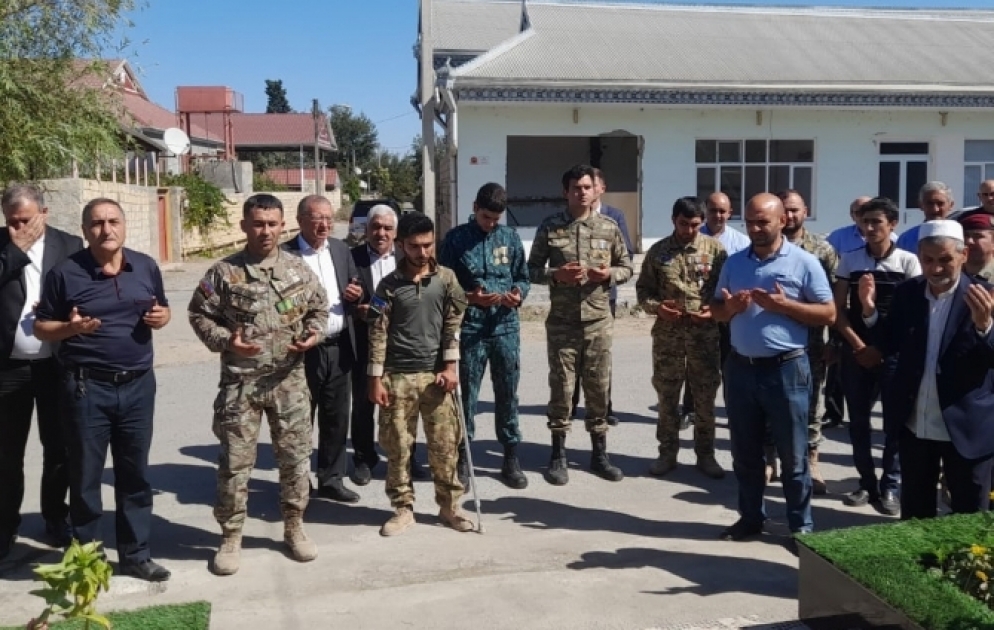 Şəhid tankçı Şahin Hüseynlinin xatirəsi anılıb VİDEO
