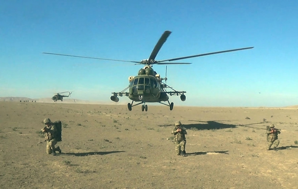В Военно-воздушных силах проведены учения с боевой стрельбой ВИДЕО