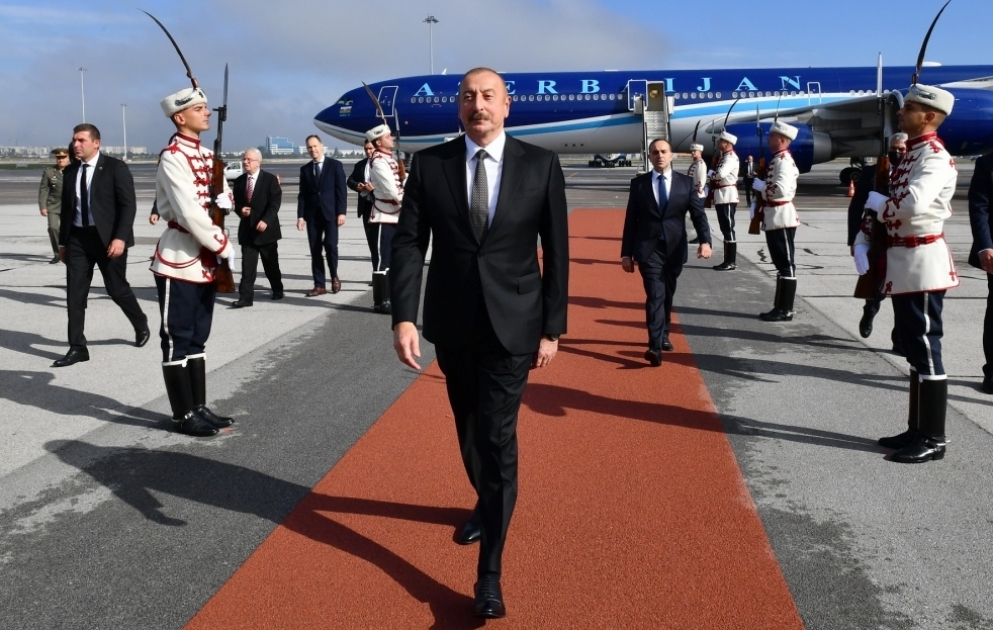Le président azerbaïdjanais entame une visite officielle en Bulgarie VIDEO