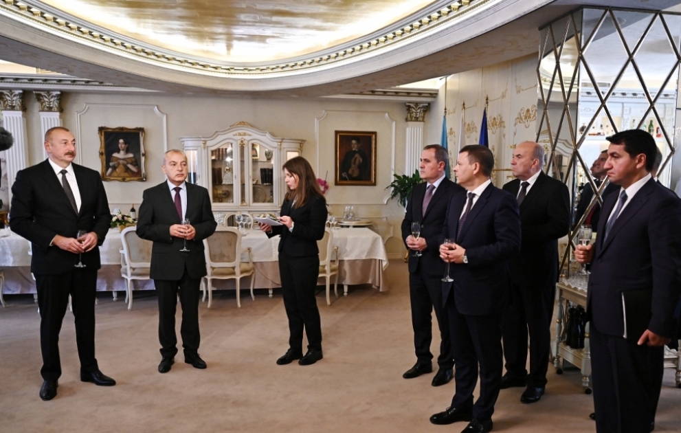 В честь Президента Ильхама Алиева дан обед  ОБНОВЛЕНО ВИДЕО
