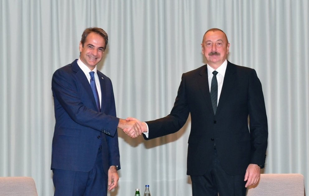President Ilham Aliyev met with Prime Minister of Greece in Sofia VIDEO