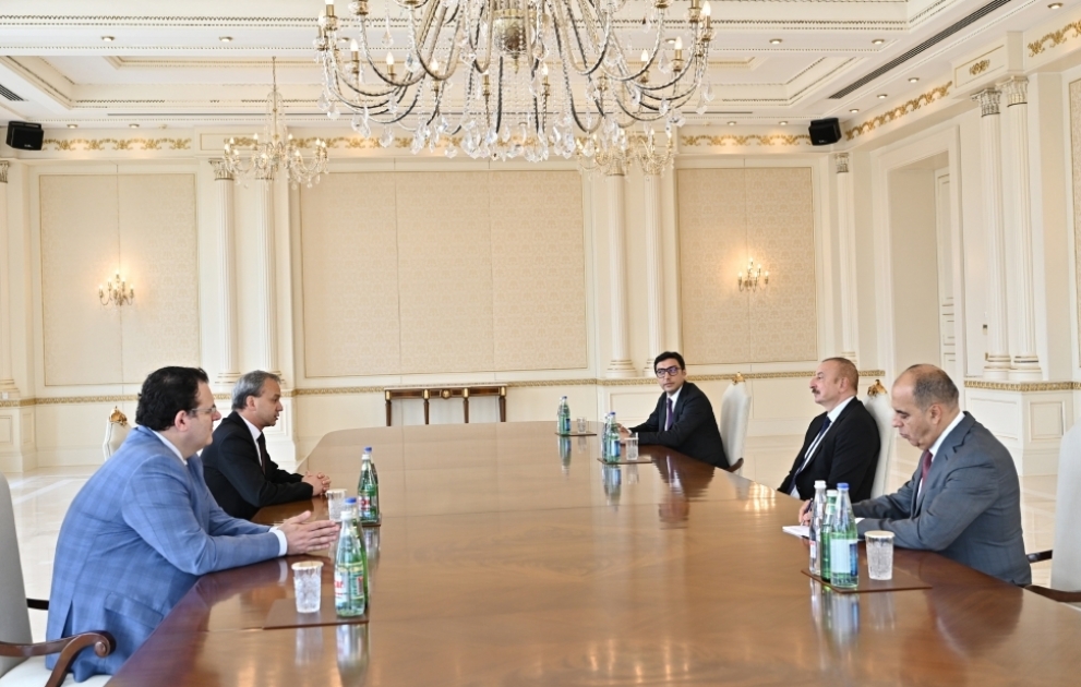 Präsident Ilham Aliyev empfängt FIDE-Präsident VIDEO