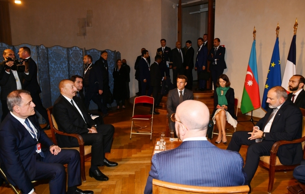Praqada Azərbaycan, Fransa, Avropa İttifaqı Şurası və Ermənistan liderlərinin yenidən görüşü olub VİDEO
