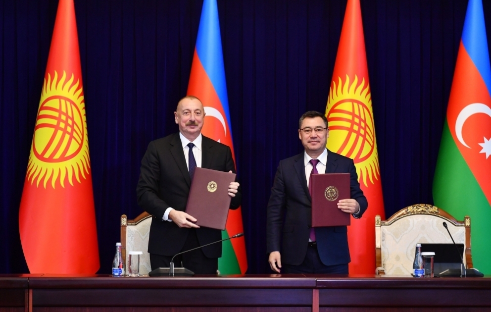Azerbaijan, Kyrgyzstan signed documents VIDEO