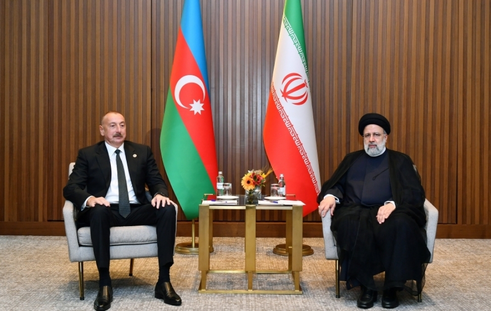 President Ilham Aliyev met with President of Iran Seyyed Ebrahim Raisi in Astana VIDEO