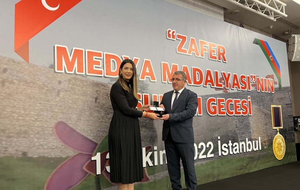 Türkiyə mediasının Azərbaycana informasiya dəstəyi göstərən nümayəndələrinə “Zəfər Media” medalları təqdim edilib VİDEO
