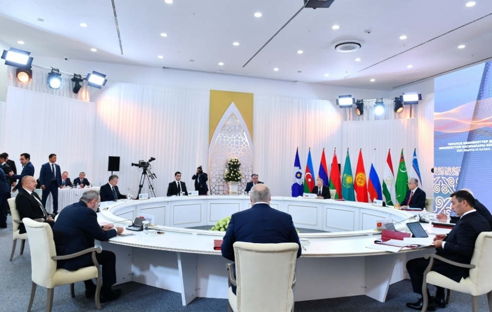 Meeting of CIS Heads of State Council was held in Astana  President of Azerbaijan Ilham Aliyev attended the meeting VIDEO