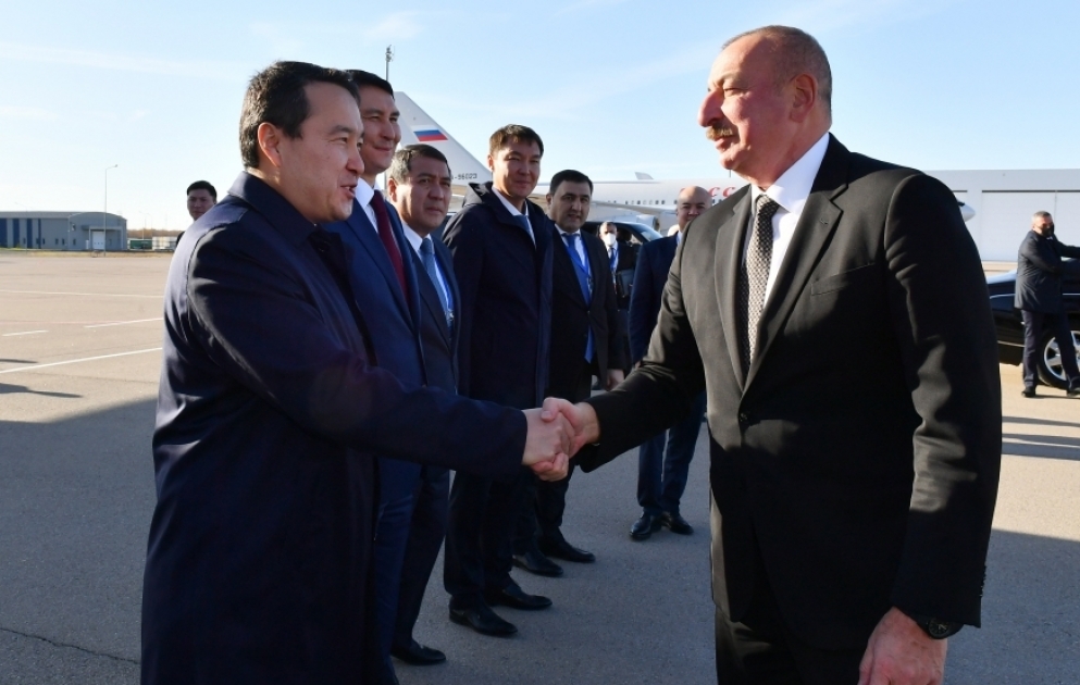 Azərbaycan Prezidenti İlham Əliyevin Qazaxıstana işgüzar səfəri başa çatıb VİDEO