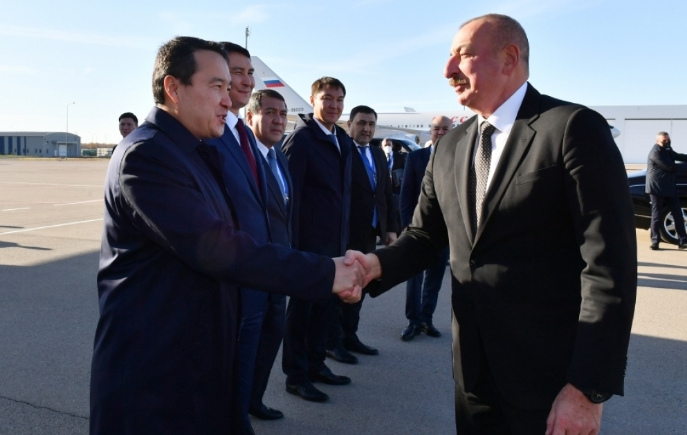 Le président azerbaïdjanais Ilham Aliyev termine sa visite de travail au Kazakhstan VIDEO