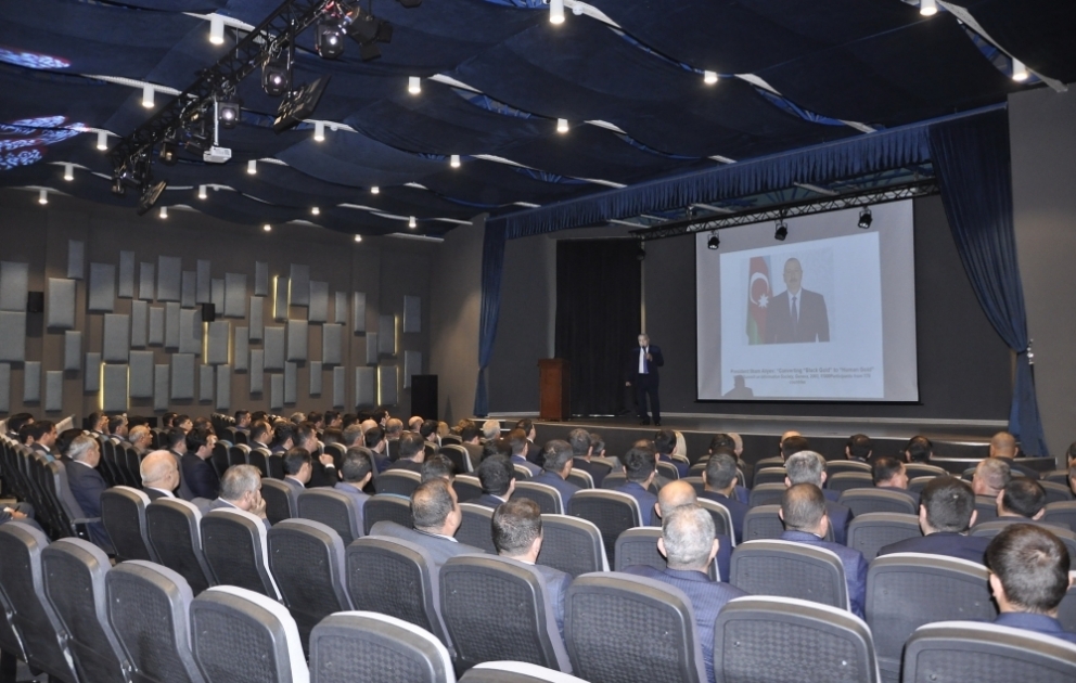 Ağdamda dövlət qulluqçuları üçün ixtisasartırma təlimi keçirilib VİDEO