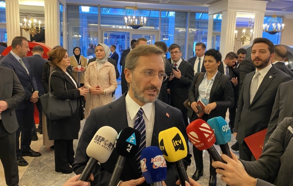 Fahrettin Altun: Vətən müharibəsi dövründə Azərbaycanın dezinformasiya ilə peşəkar mübarizəsi həqiqətlərin dünyaya çatdırılmasına həlledici təsir göstərdi VİDEO