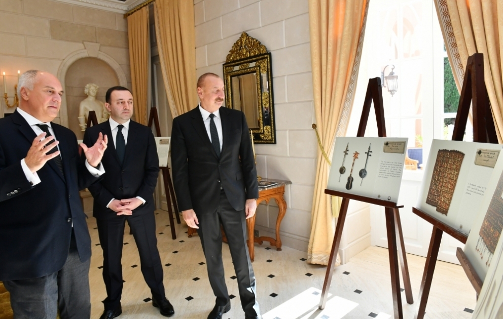 Géorgie : Ilham Aliyev et Irakli Garibachvili visitent l’exposition « Héritage du khanat du Karabagh VIDEO