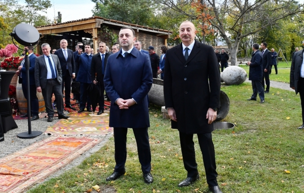 Cultural program was presented at Château Mukhrani in Mtskheta Municipality of Georgia VIDEO