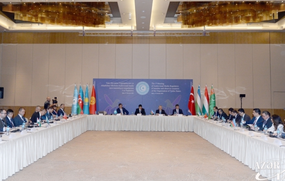 Bakıda Türk Dövlətləri Təşkilatına üzv dövlətlərin Audiovizual media üzrə tənzimləyici orqanlarının toplantısı keçirilib VİDEO