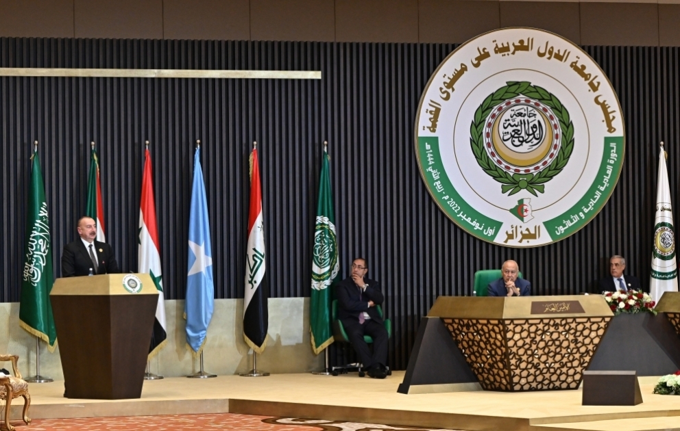 La 31e session ordinaire du Sommet arabe débute à Alger  Le président azerbaïdjanais Ilham Aliyev prend part à la cérémonie d’ouverture VIDEO