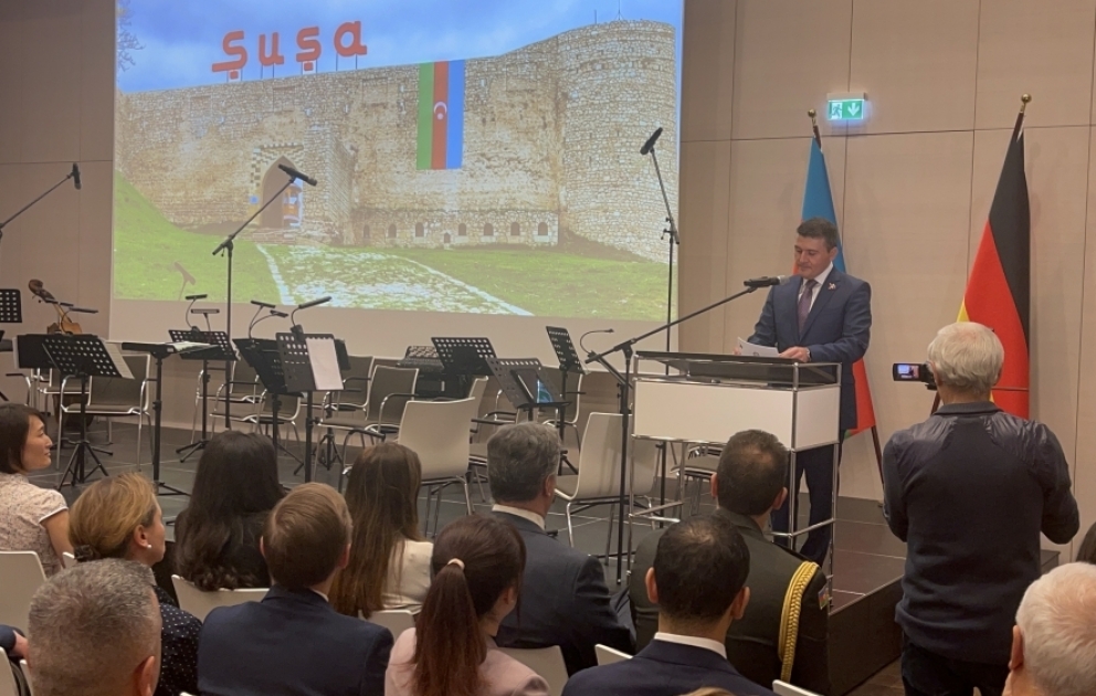 Berlində Zəfər Günü böyük coşqu ilə qeyd edilib VİDEO