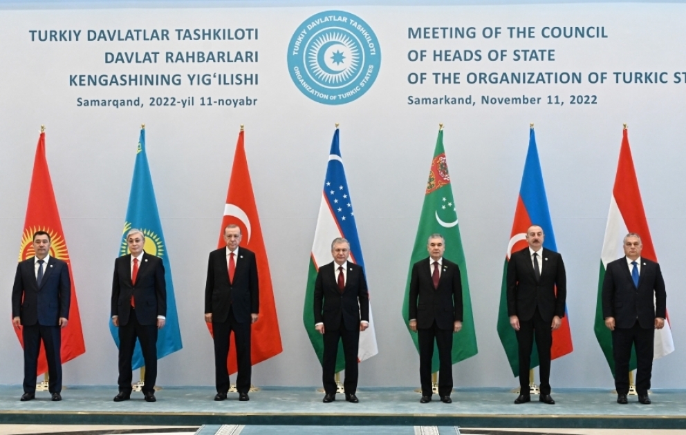Səmərqənddə Türk Dövlətləri Təşkilatının IX Zirvə Görüşü keçirilib  Azərbaycan Prezidenti İlham Əliyev tədbirdə iştirak edib YENİLƏNİB-5 VİDEO