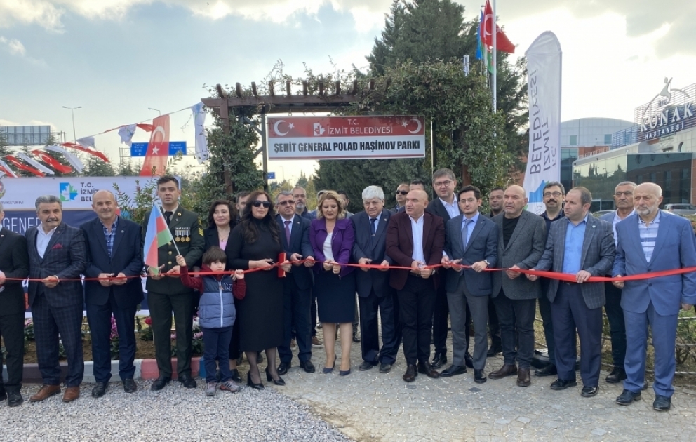 Türkiyədə Polad Həşimov adına daha bir park açılıb VİDEO