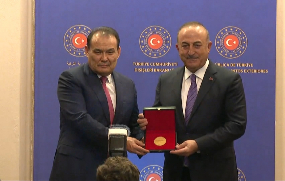 Bağdad Amreyev Türkiyə Xarici İşlər Nazirliyinin yüksək mükafatına layiq görülüb VİDEO