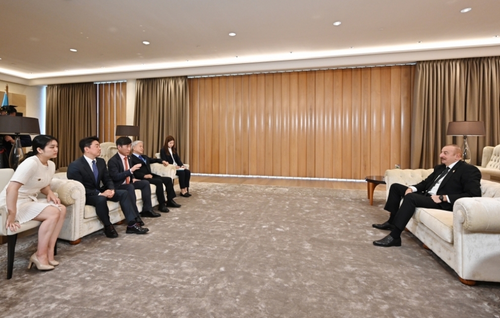 Le président azerbaïdjanais reçoit le secrétaire général de la Conférence internationale des partis politiques asiatiques VIDEO